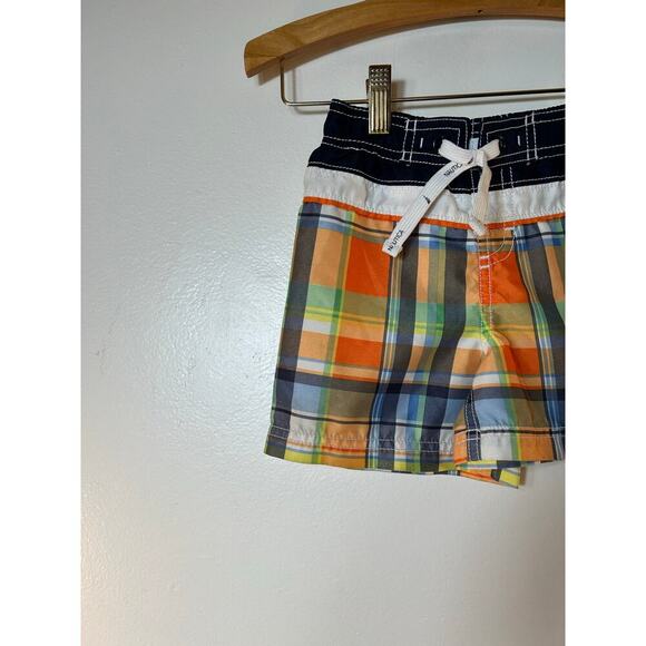 NAUTICA Boy’s Plaid Swim Trunks / Size: 18 Months - Picture 4 of 5